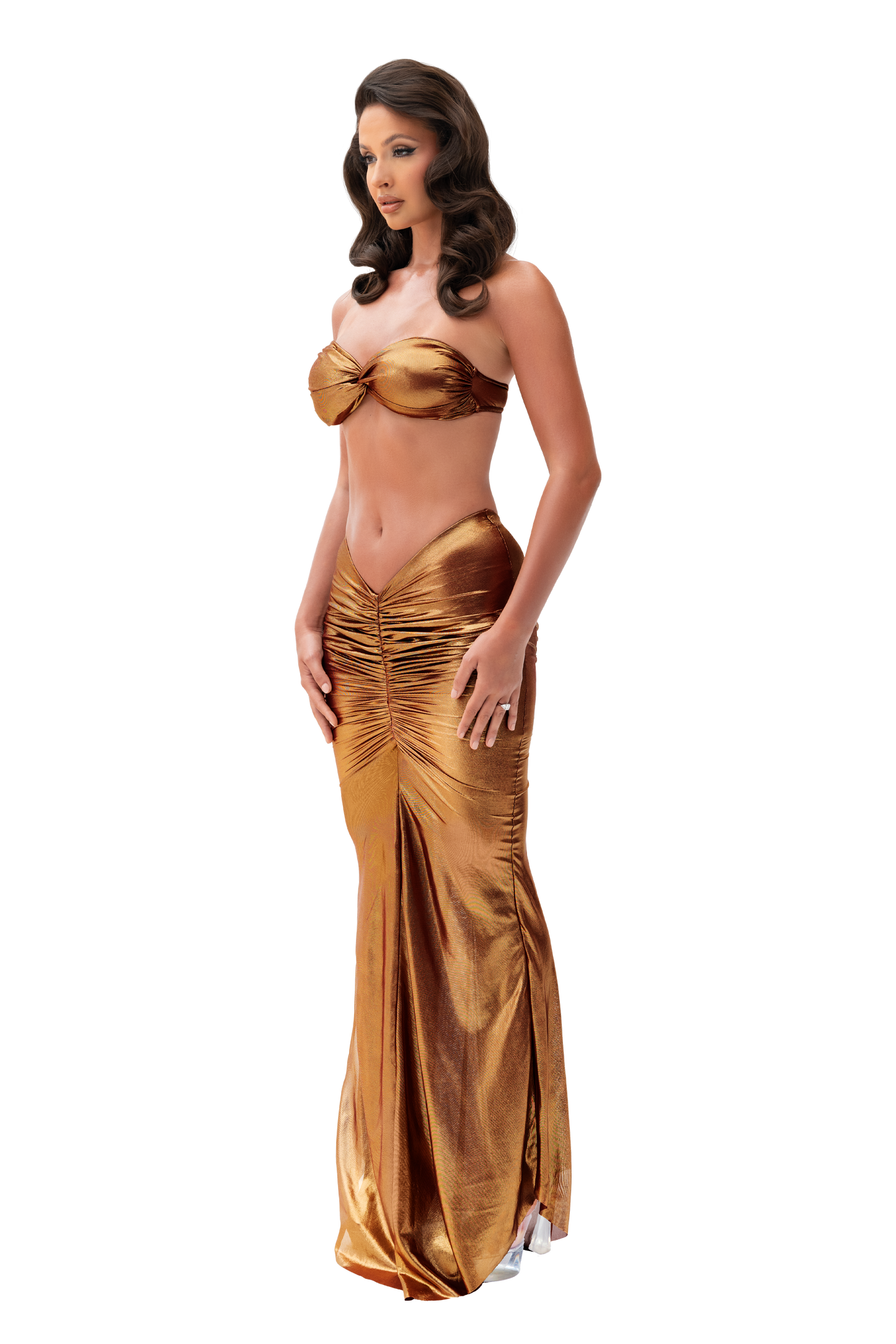 Solar Skirt - Molten Gold