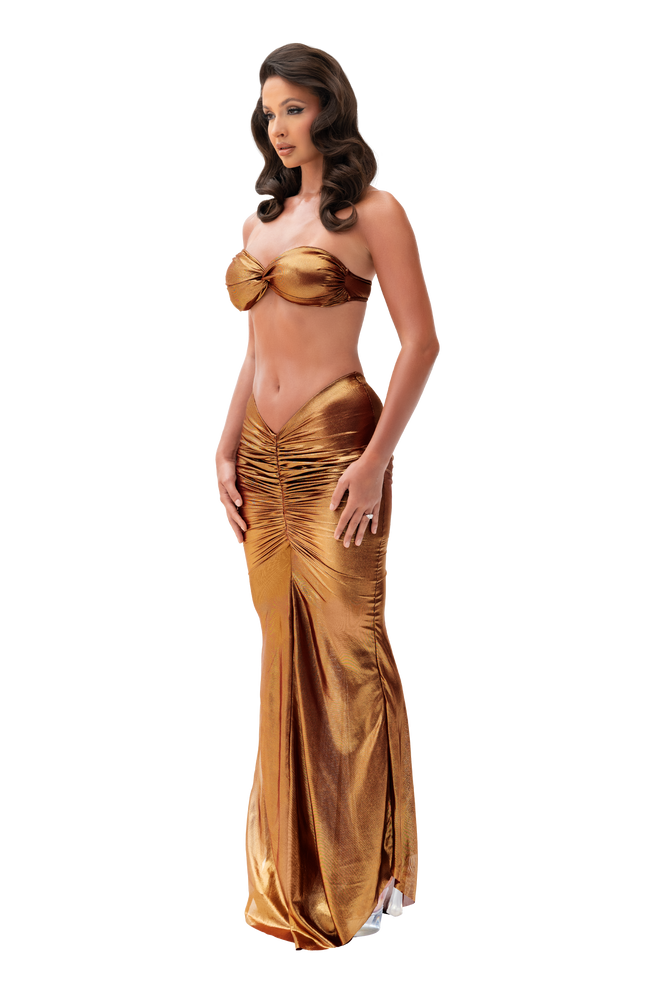 Solar Skirt - Molten Gold