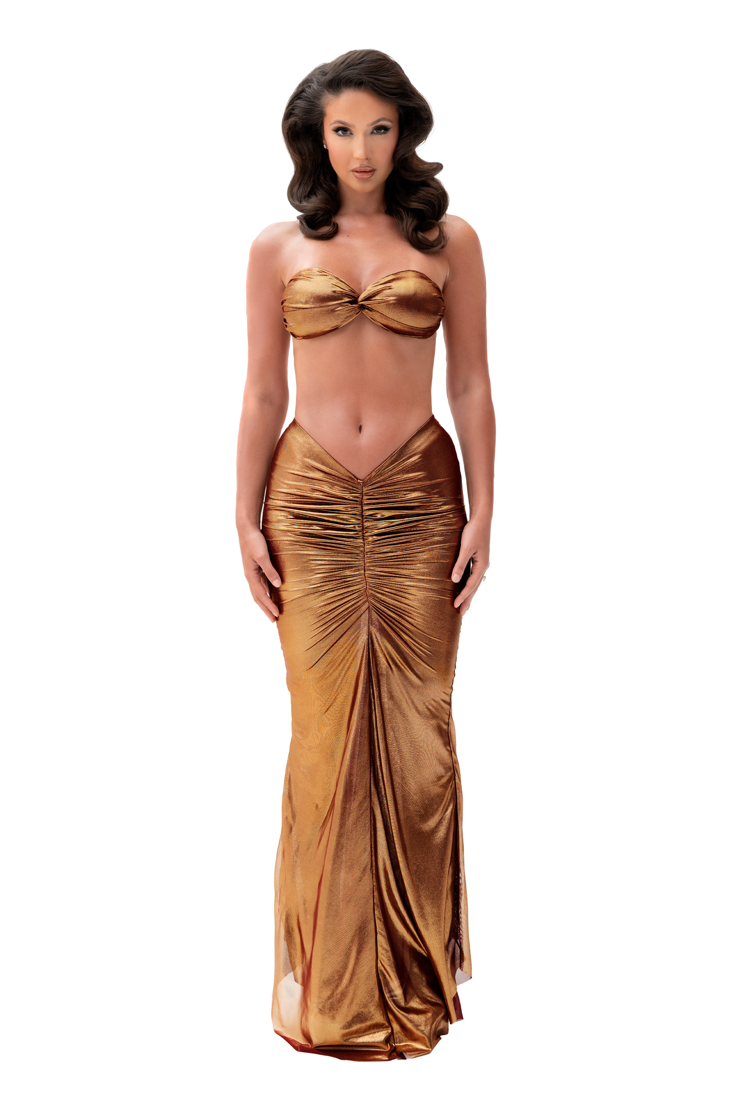 Solar Skirt - Molten Gold
