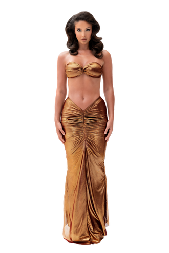 Solar Skirt - Molten Gold