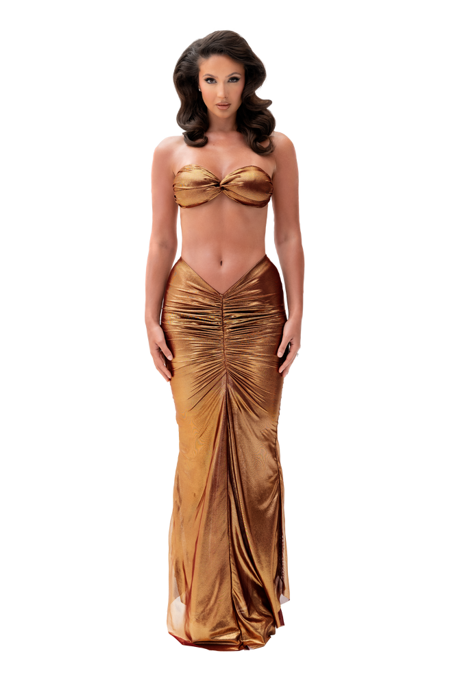 Solar Skirt - Molten Gold