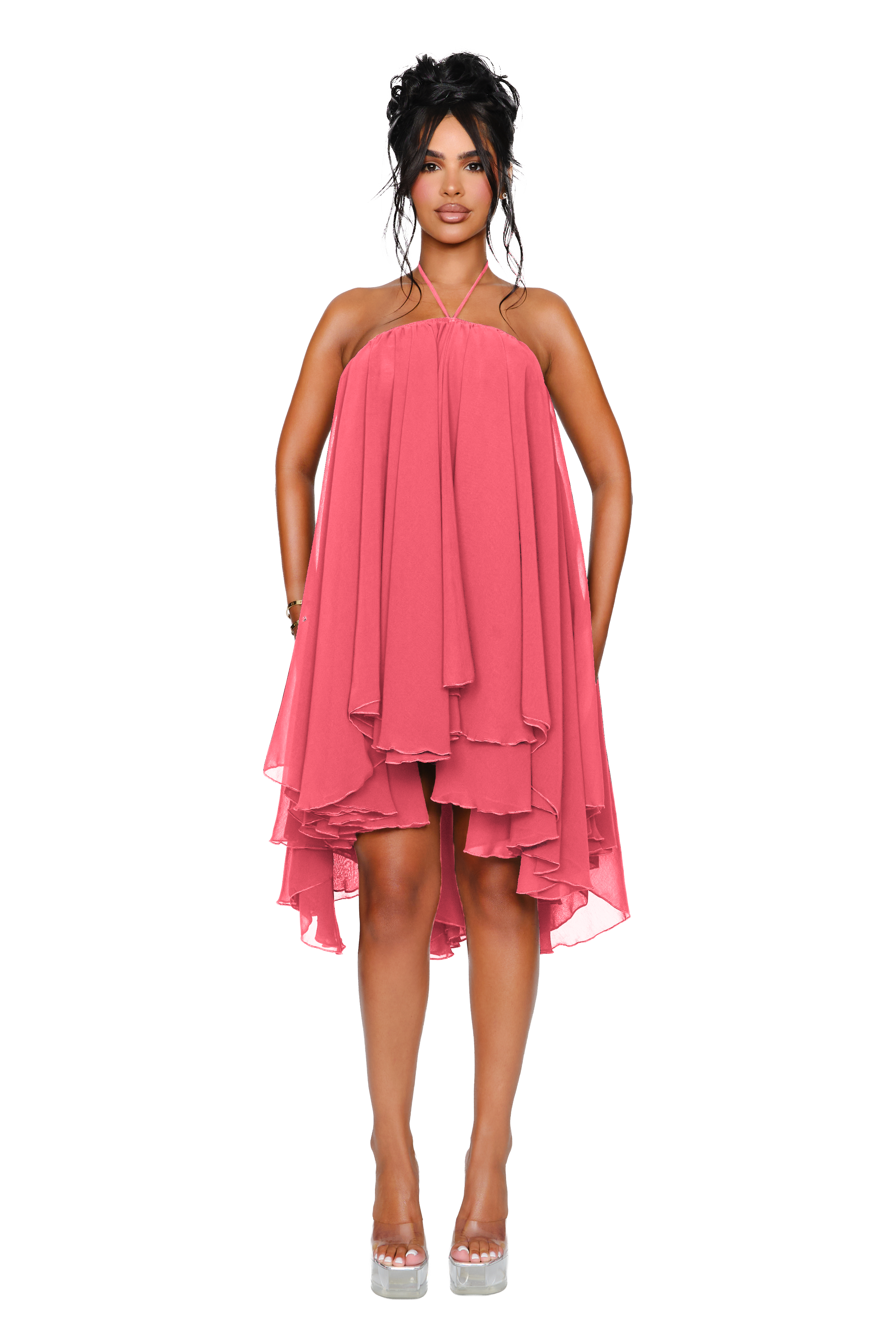 coucoo dress AvA Women's Caterina Long in Cuckoo Birds XS 87cm Size USA UK EUR AUS BUST WAIST HIPS IN CM IN CM IN CM XS 1 Ora Maxi Dress - Black