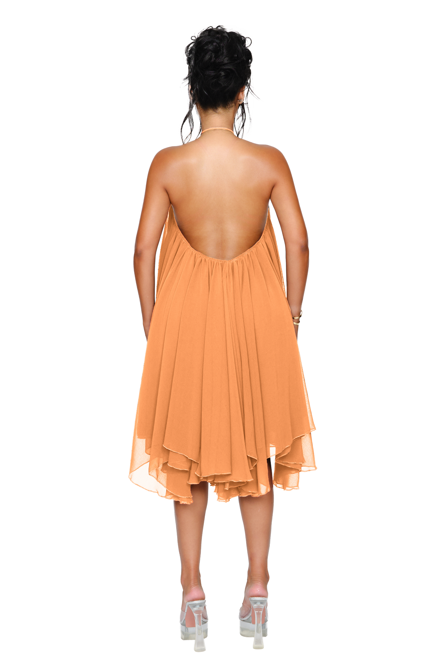 Thar Dress - Warm Papaya