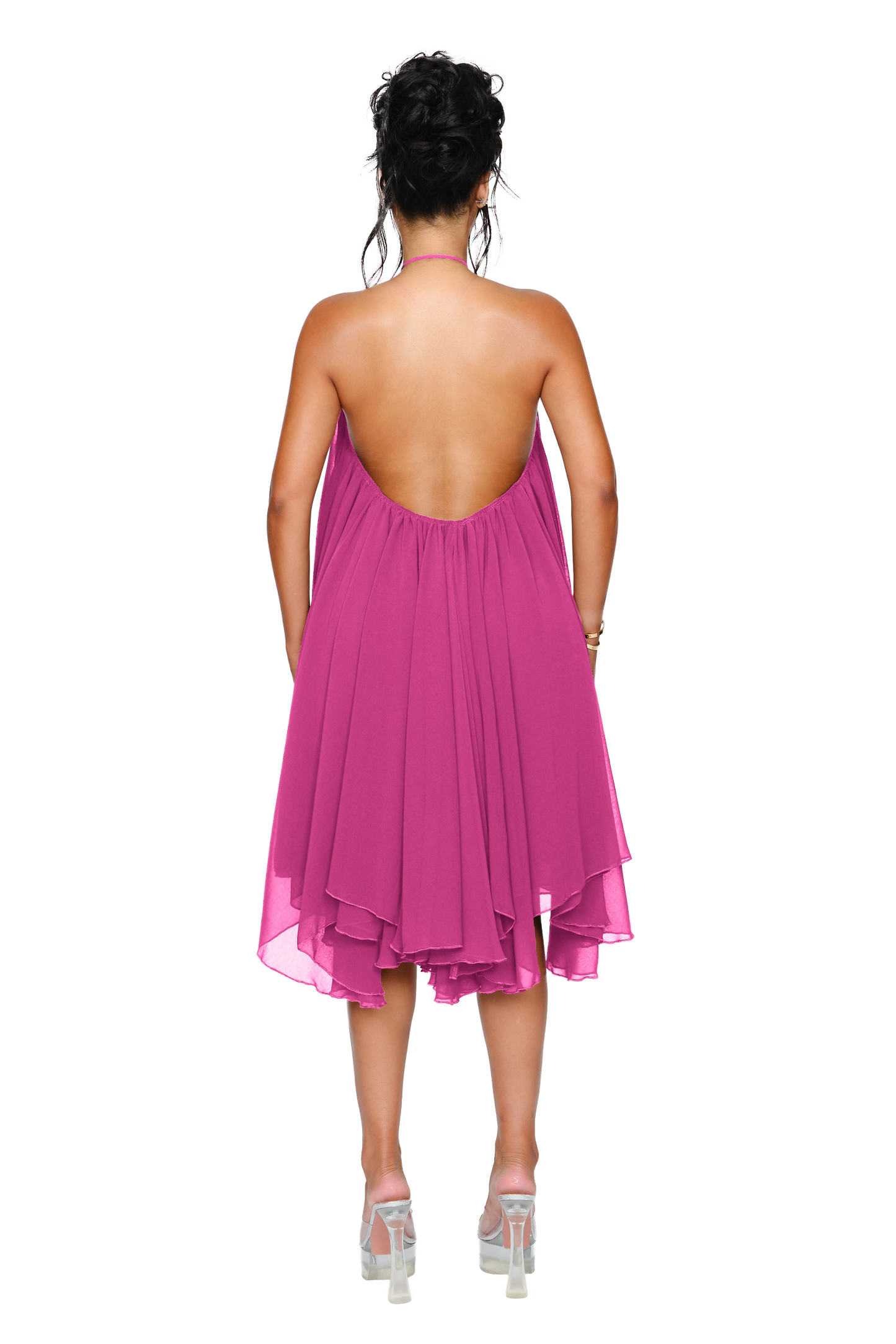 Thar Dress - Berry Rose