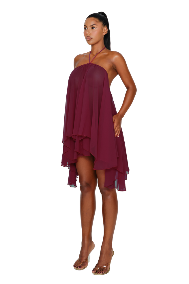 Thar Dress - Red Wine