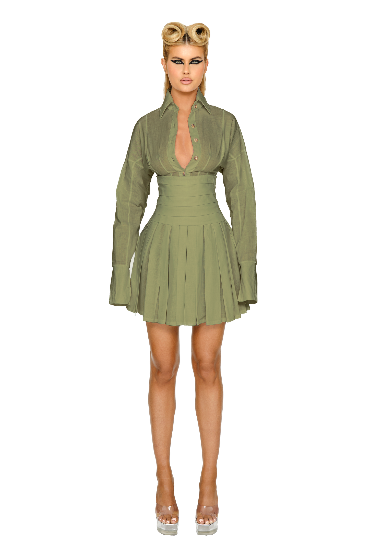Fuji Skirt - Sage Noir