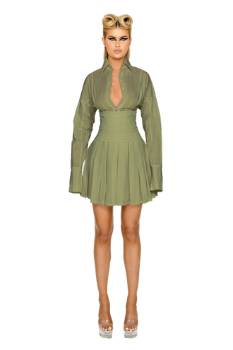 Fuji Shirt - Sage Noir