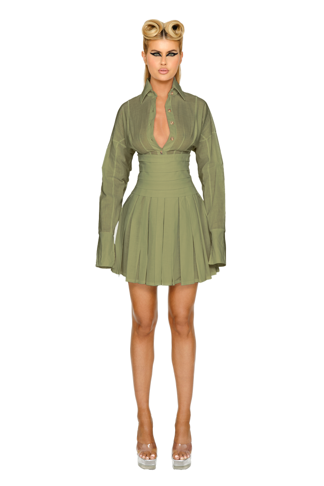 Fuji Skirt - Sage Noir
