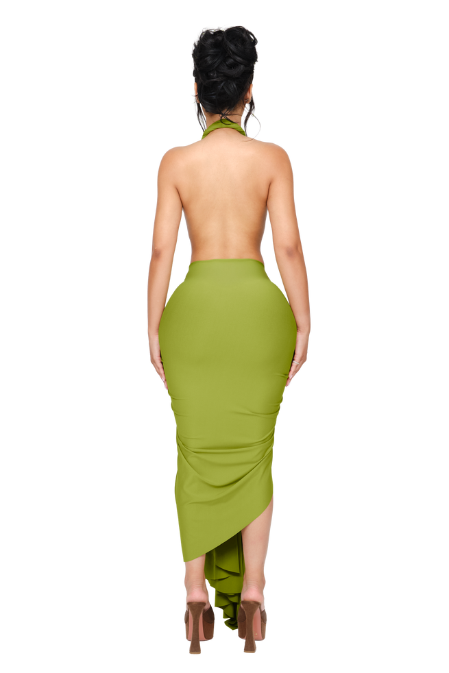 Dionè Halter Midi Dress - Martini Pith