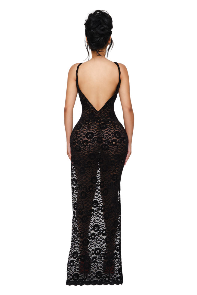 Thorne Velvet Lace Dress - Confession Hour