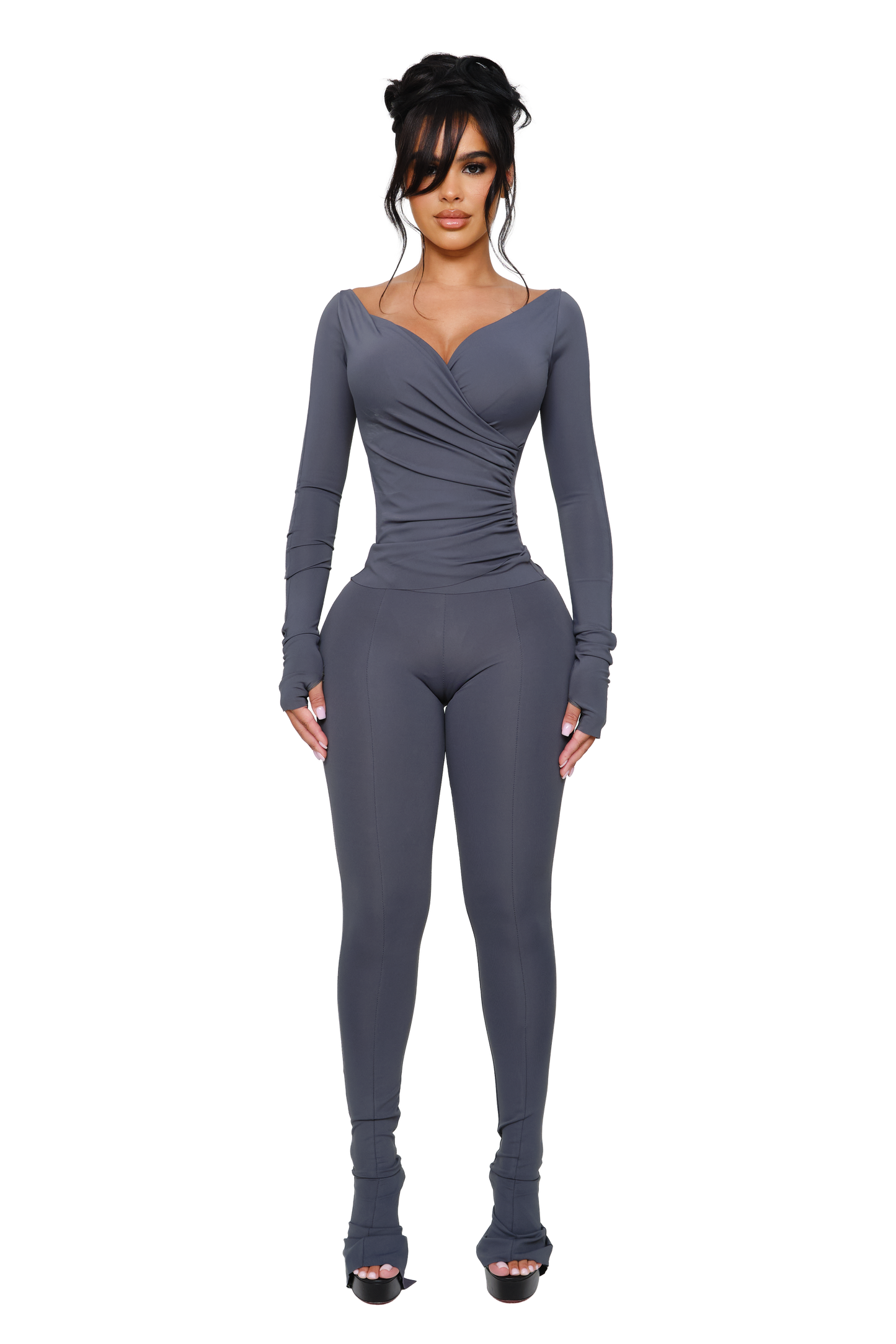Lanai Leggings - Grey Wire
