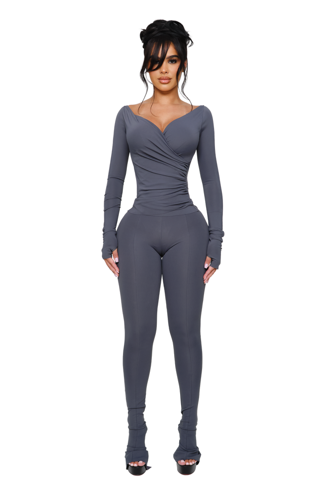 Lanai Leggings - Grey Wire