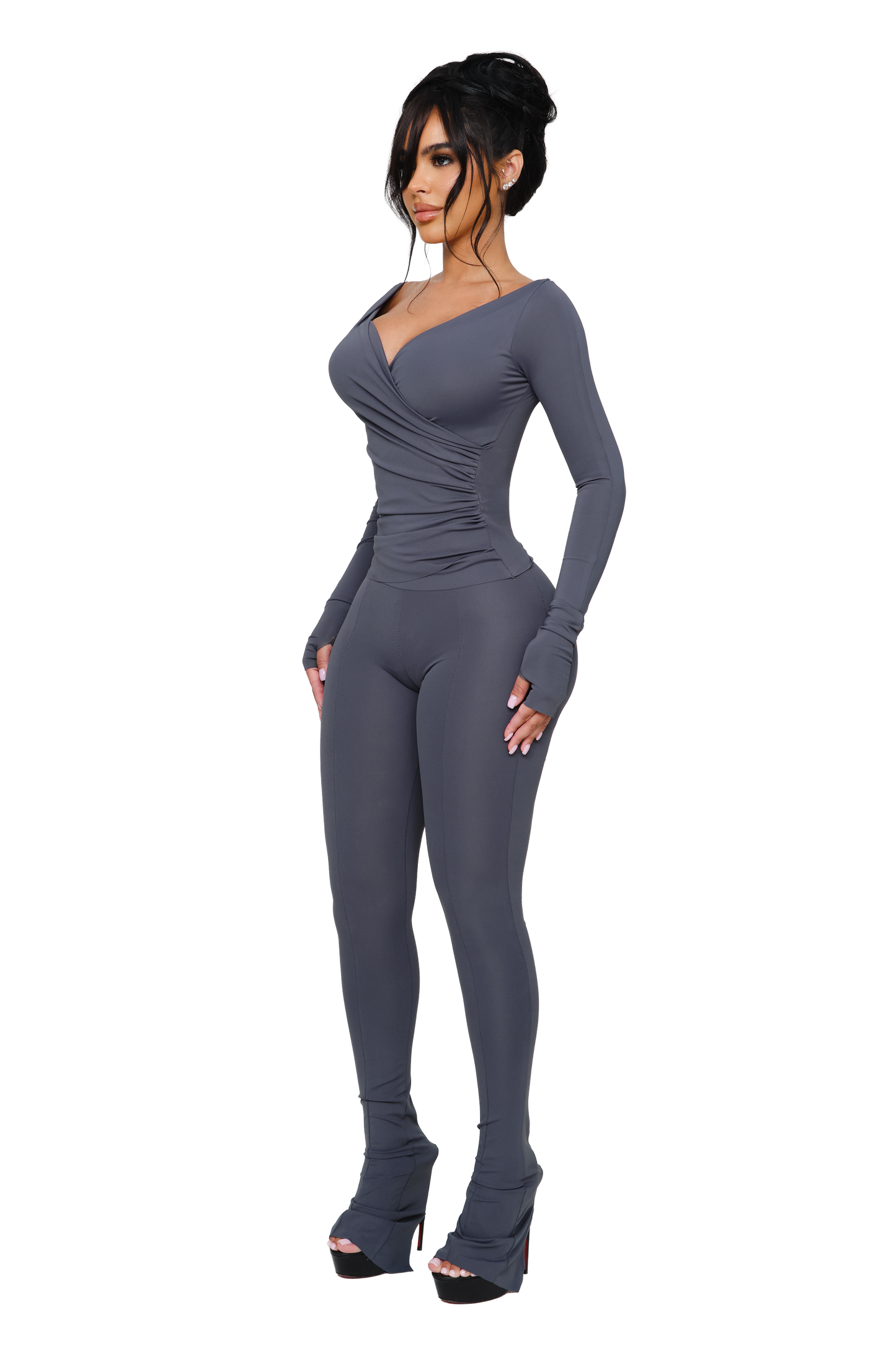 Lanai Leggings - Grey Wire