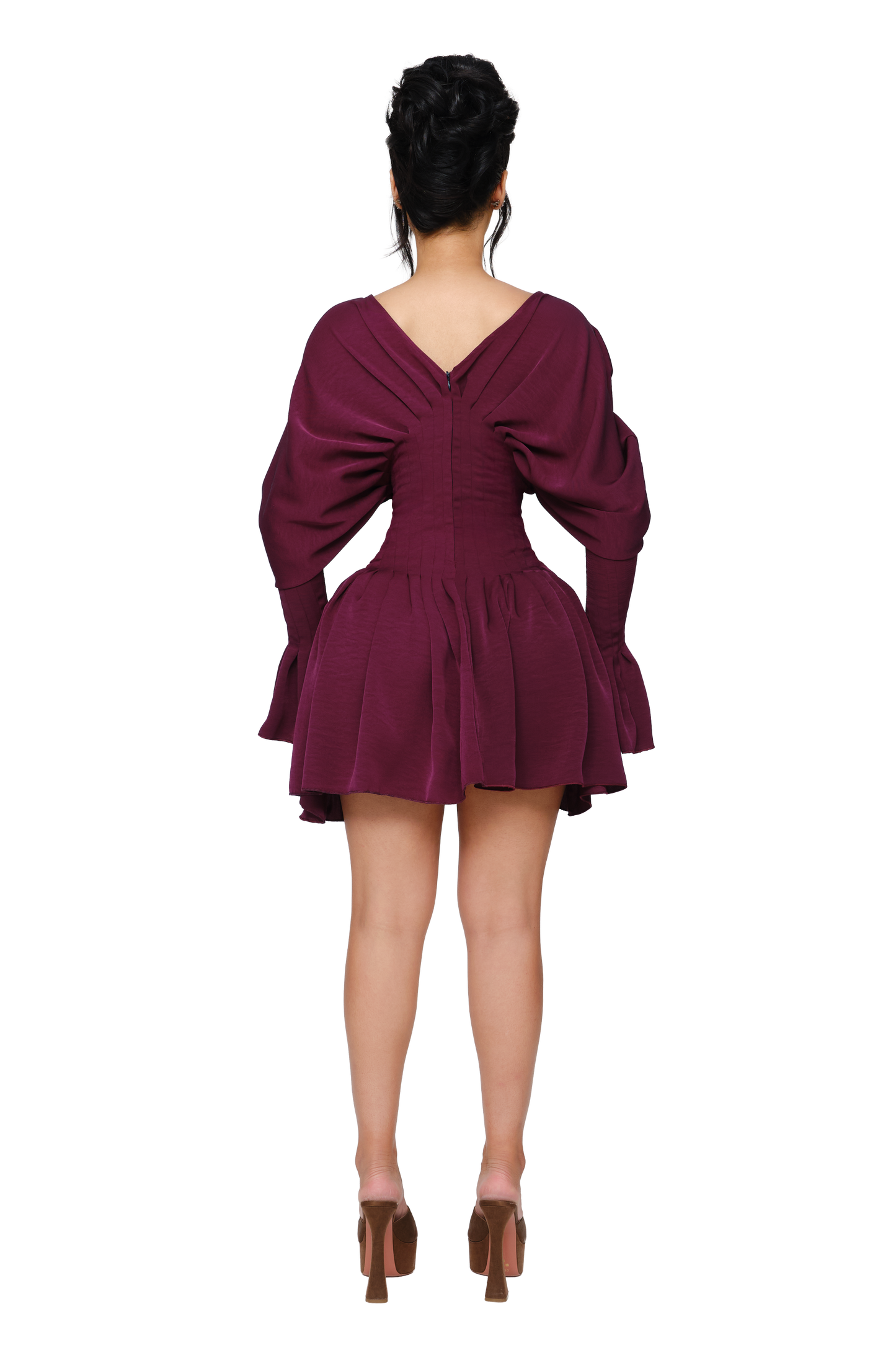 Dusk Draped Mini Dress - Ripe Undoing