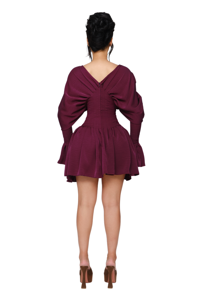 Dusk Draped Mini Dress - Ripe Undoing