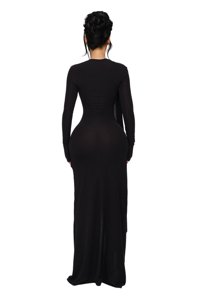 Zyne Knit Dress - Blackout