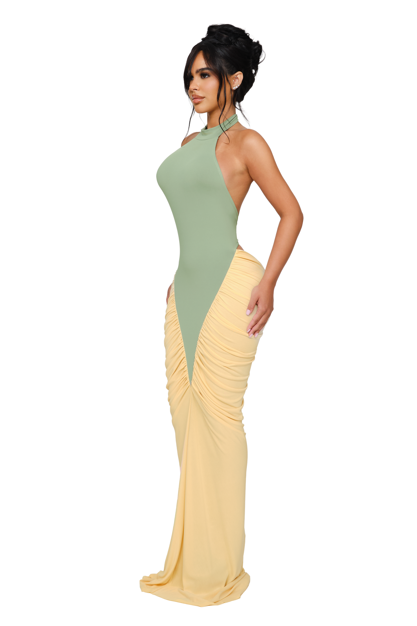 Ora Maxi Dress - Serpent Cream