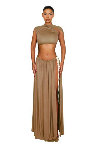 Caroni Dress - Burnt Sand