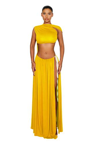 Caroni Dress - Citrine Heat