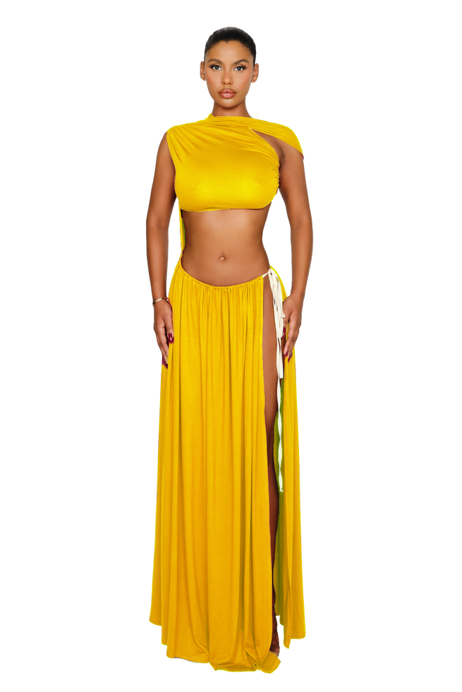 Caroni Dress - Citrine Heat
