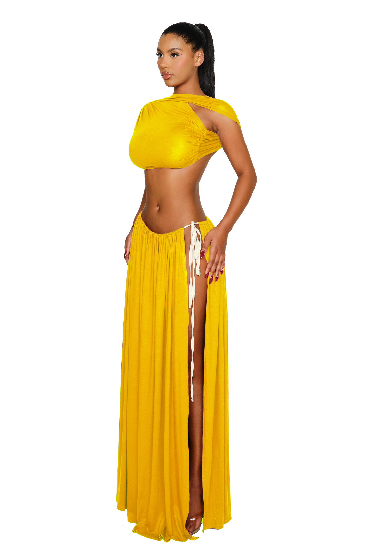 Caroni Dress - Citrine Heat