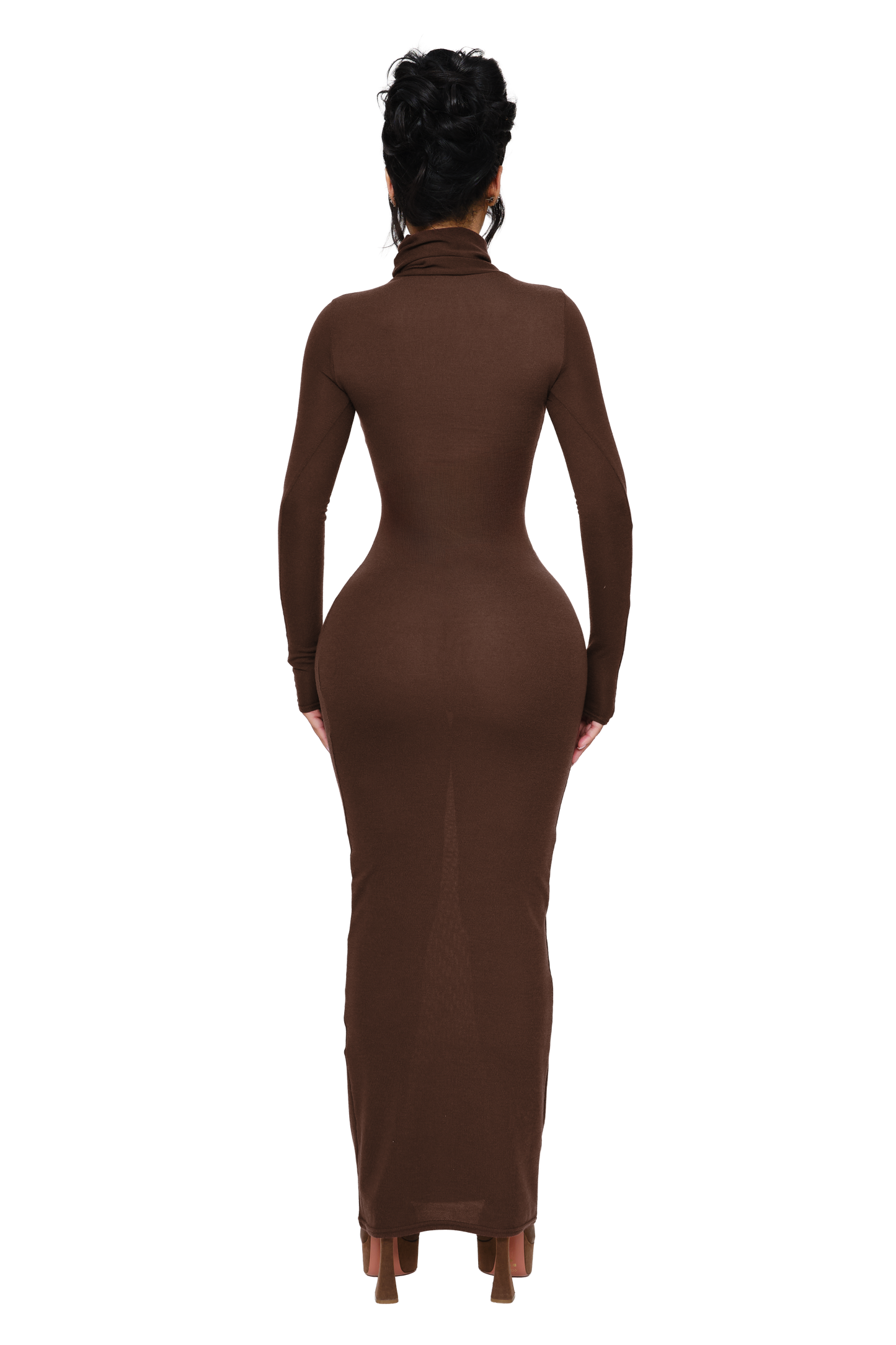 Noa Knit Maxi Dress - Spiced Ash