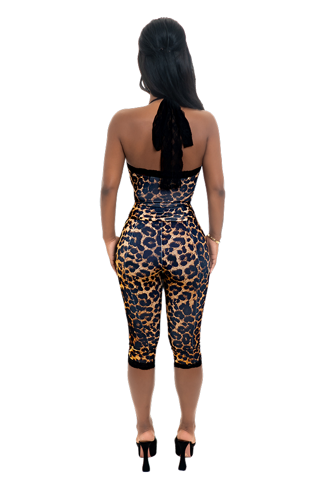 Lanai Halter Top - Feline
