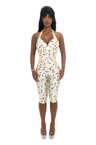 Lanai Halter Top - Cherry Flesh