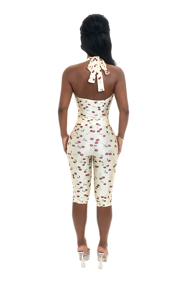 Lanai Halter Top - Cherry Flesh