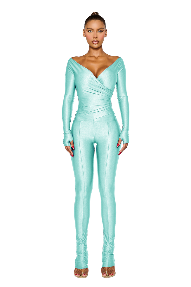 LANAI LONG-SLEEVED TOP - Malachite