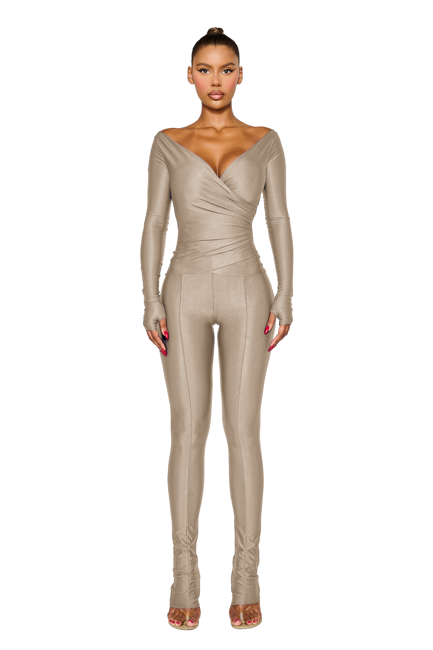 LANAI LEGGINGS - Olive Smoke