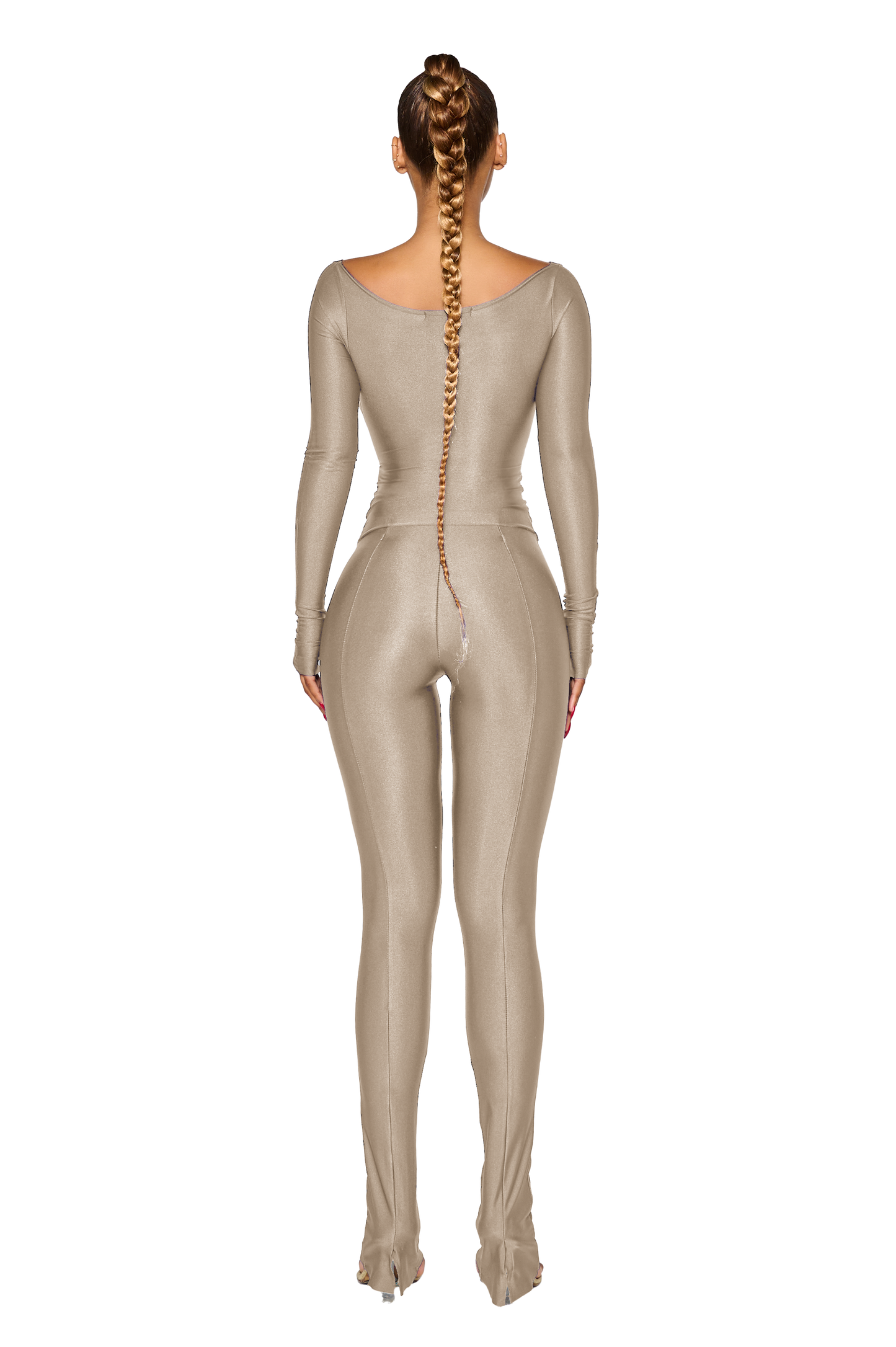 LANAI LONG-SLEEVED TOP - Olive Smoke