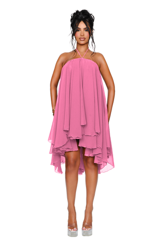 Dola Ruched Mini Dress - Blackout CouCoo Dola Ruched Mini Dress - Blackout CouCoo