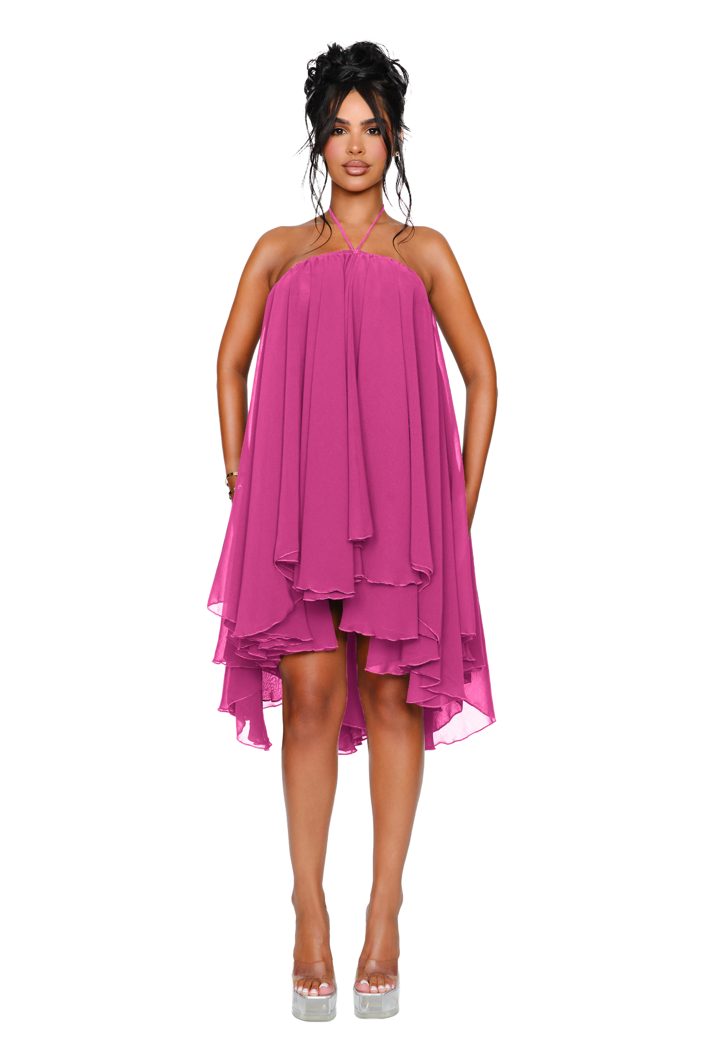 Thar Dress - Berry Rose