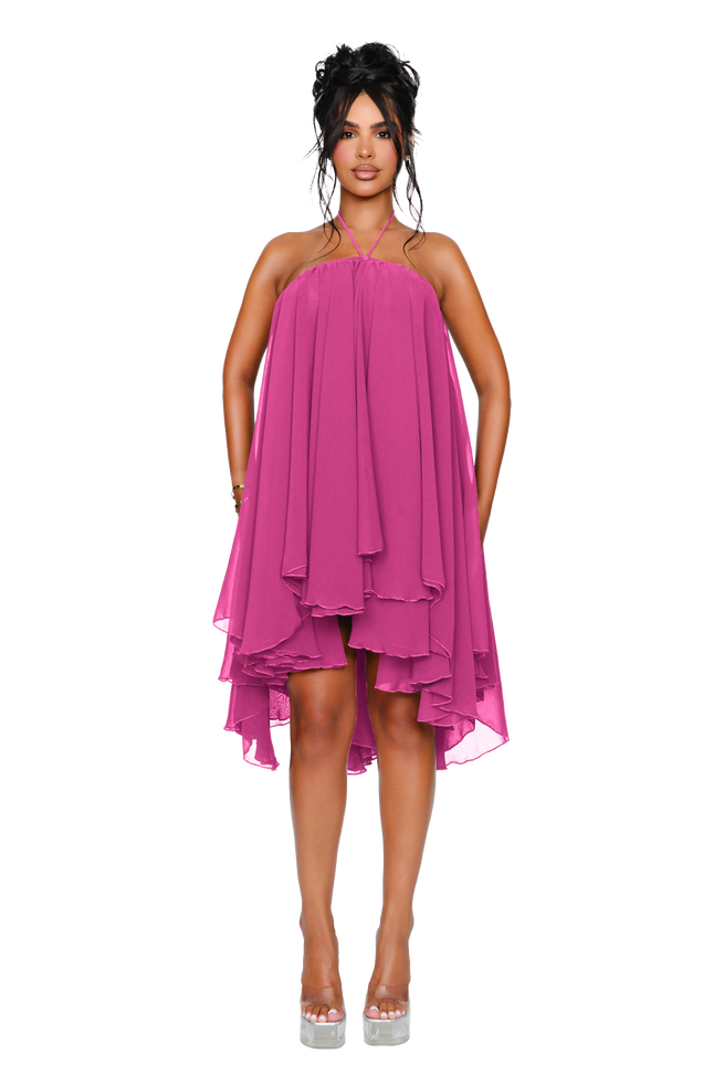 Thar Dress - Berry Rose