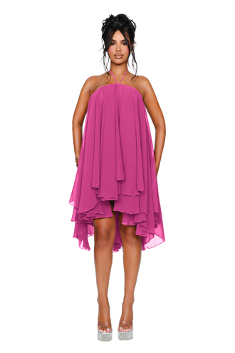 Thar Dress - Berry Rose