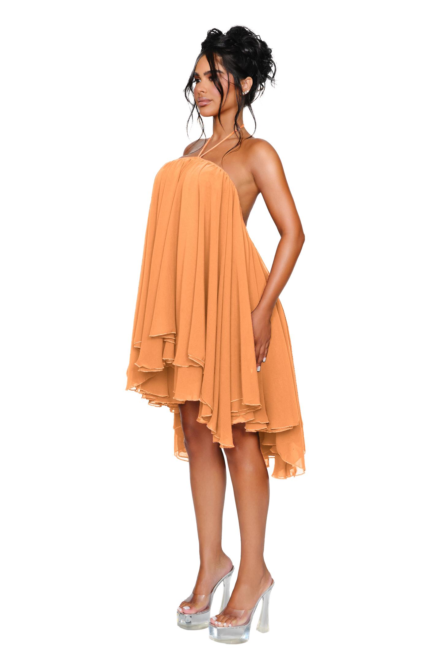 Thar Dress - Warm Papaya