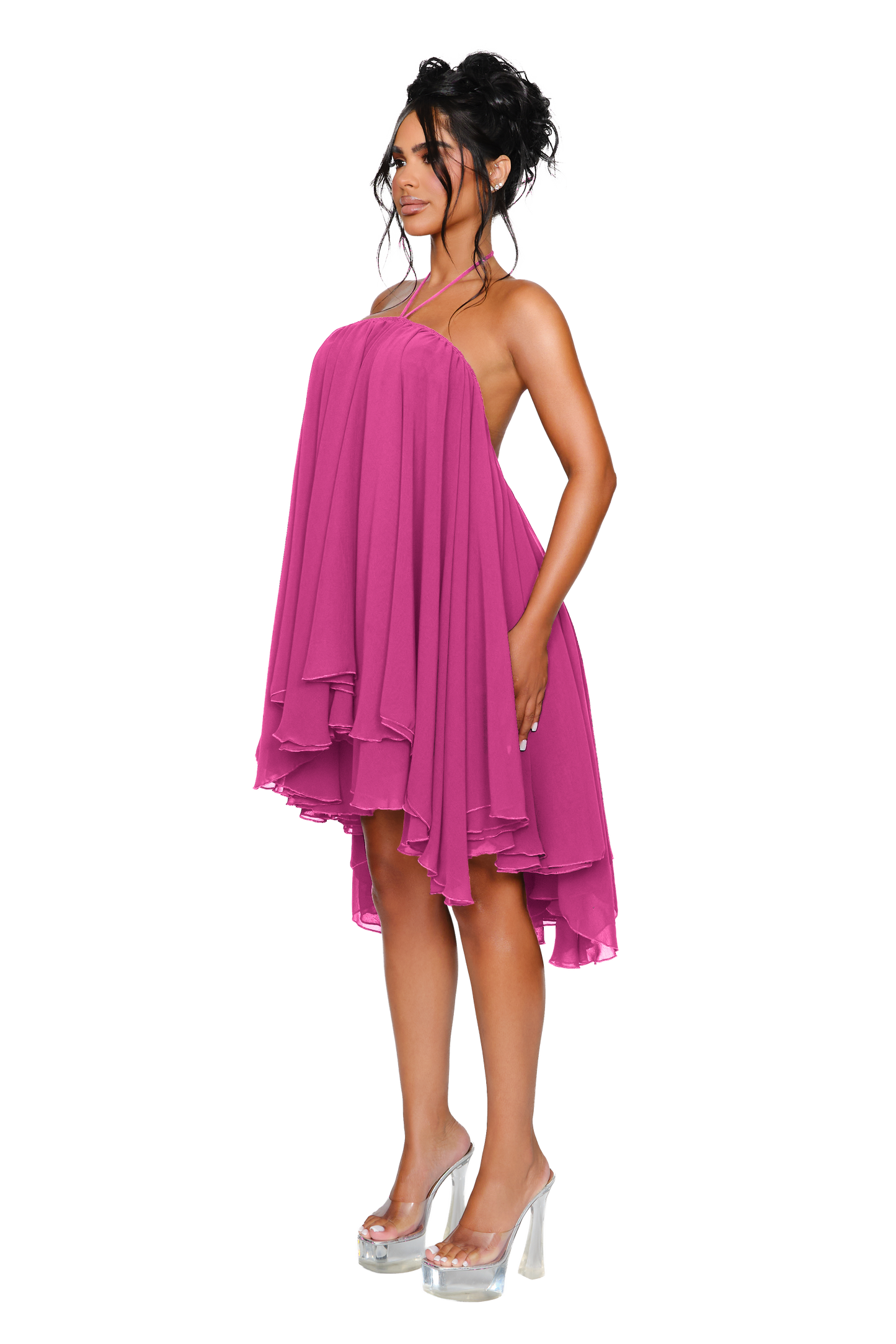 Thar Dress - Berry Rose