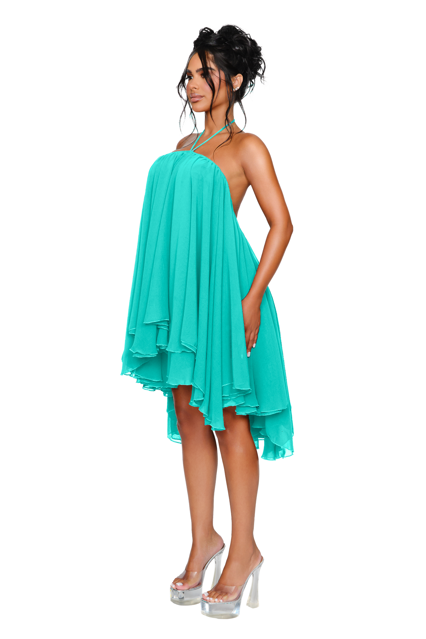 Thar Dress - Aqua Blue