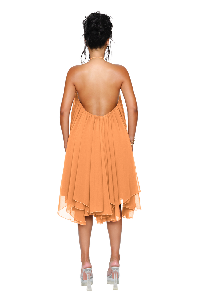 Thar Dress - Warm Papaya