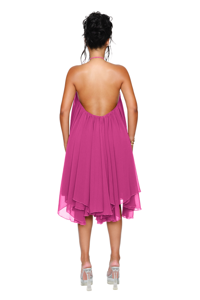 Thar Dress - Berry Rose