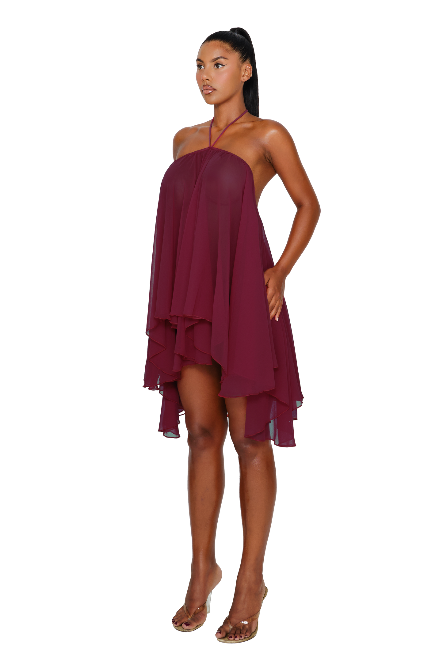 Thar Dress - Red Wine
