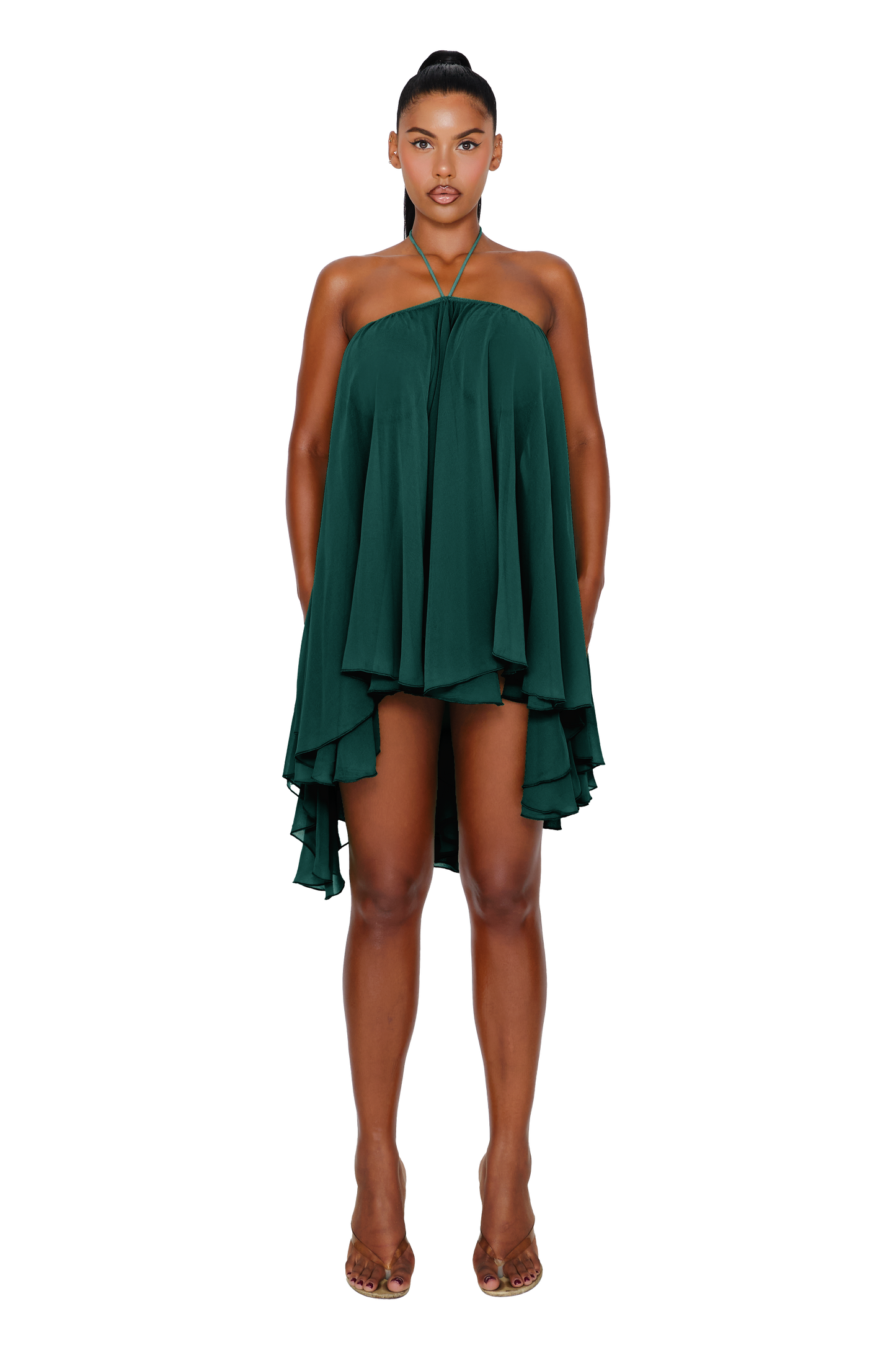Thar Dress - Tropical Pine Green