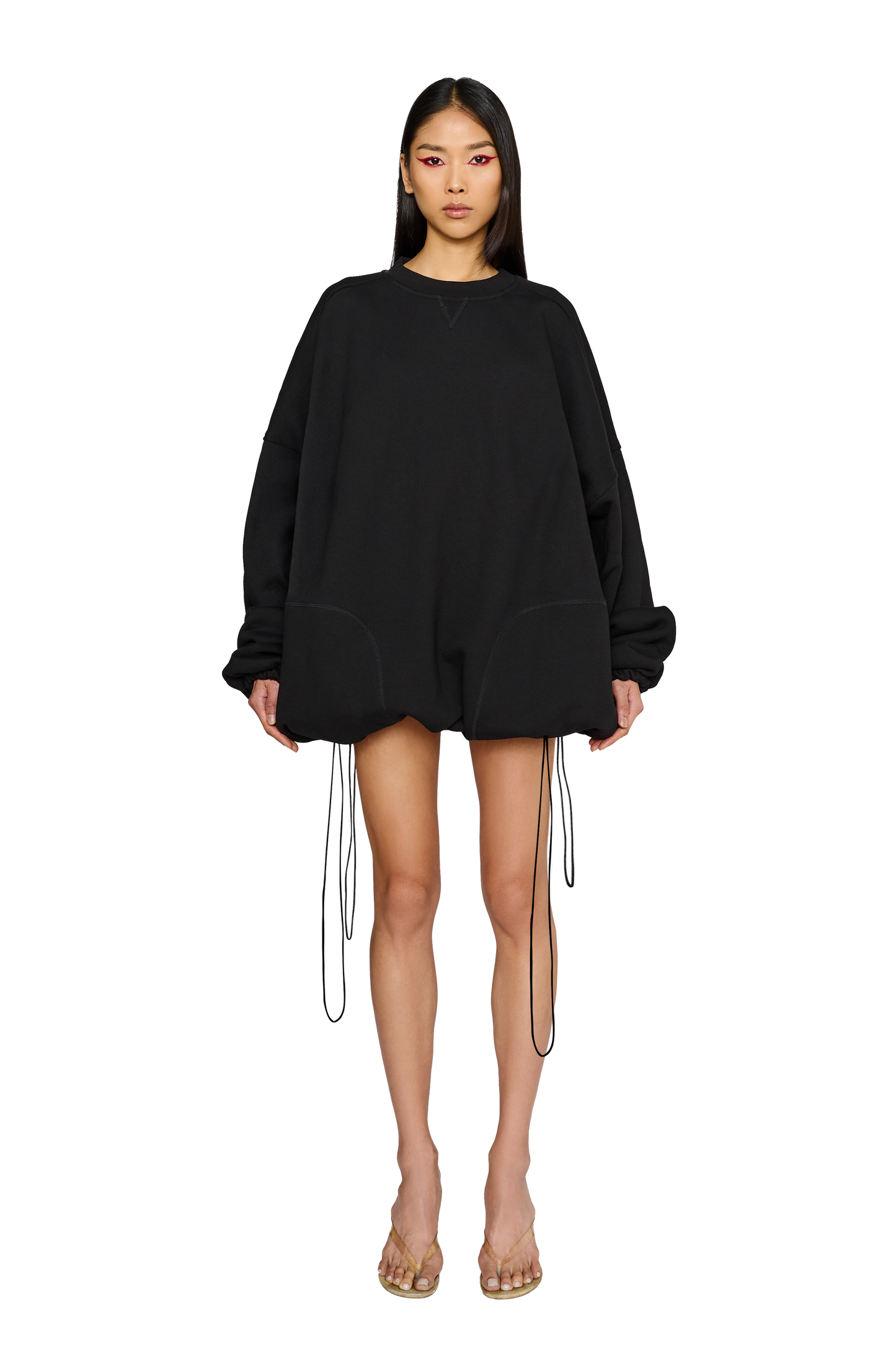 Sweatshirt Dress - Carbon