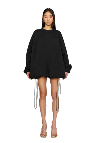 Sweatshirt Dress - Carbon