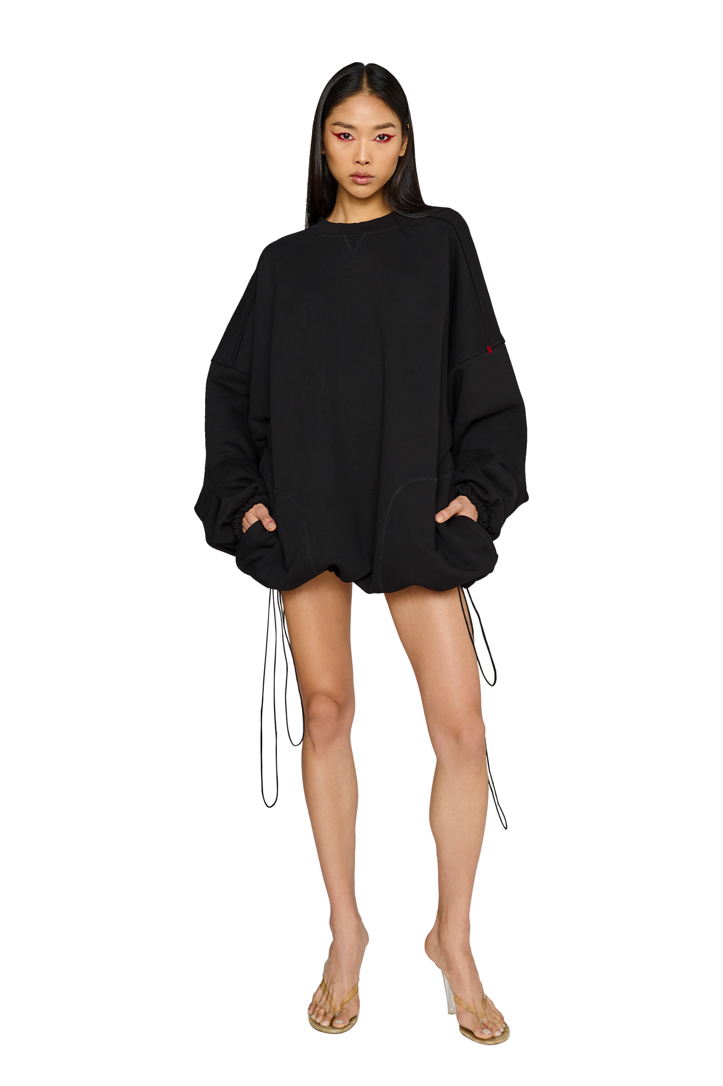 Sweatshirt Dress - Carbon