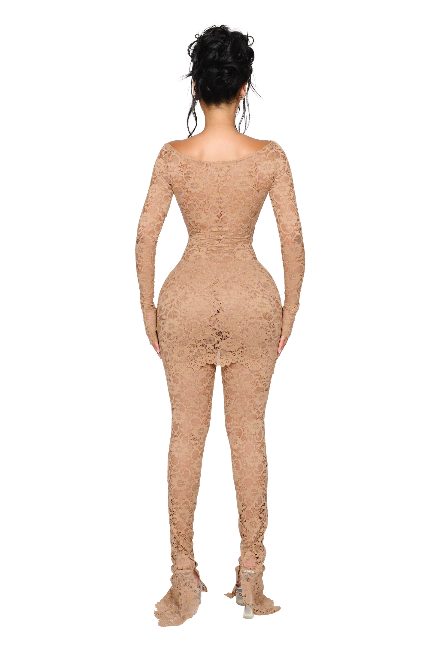 Naia Lace Leggings - Bare Back
