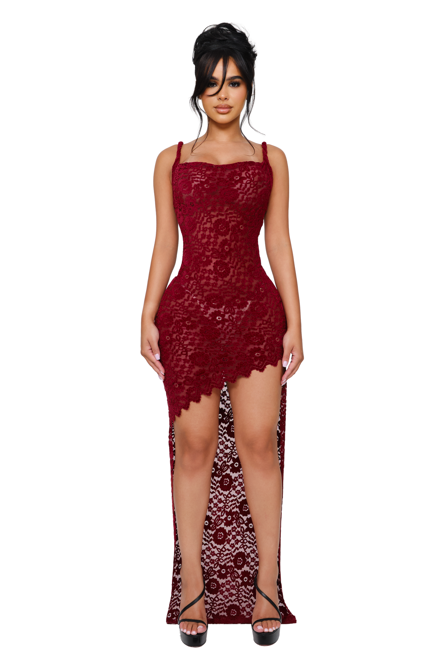 Thorne Velvet Lace Dress - Venus Pit