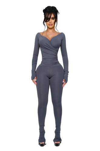 Lanai Leggings - Grey Wire
