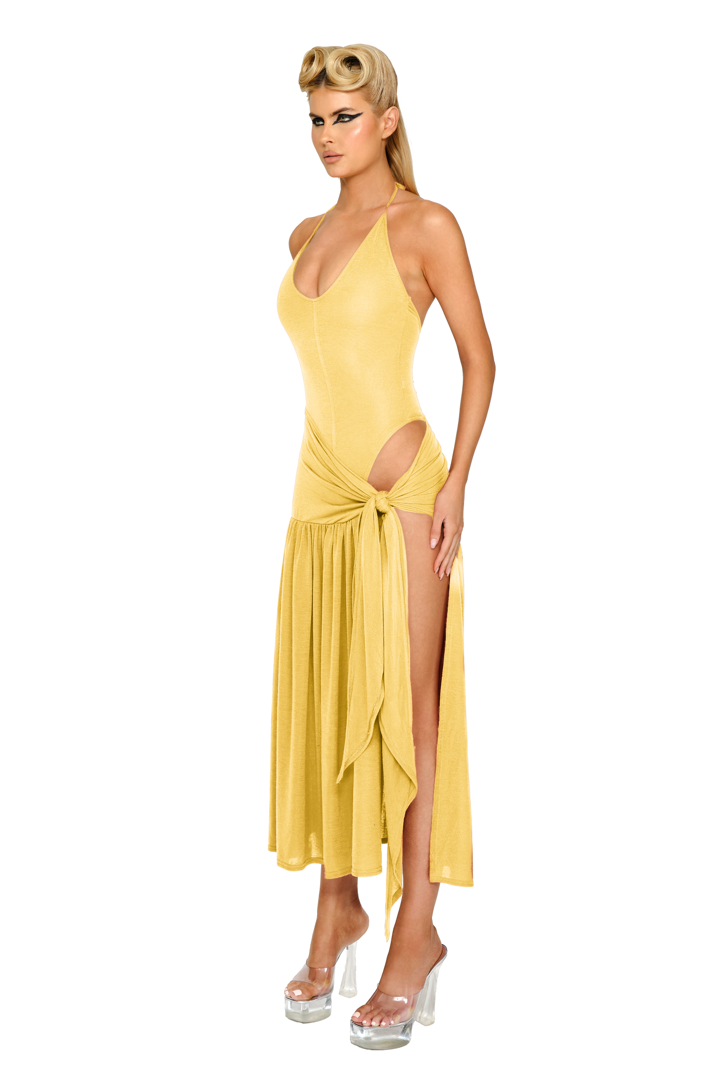 Atacama Knit Dress - Sunflower